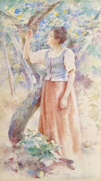 Ragazza nel frutteto, 1889 circa